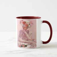 Romantische viktorianische Dame Coffee Mug