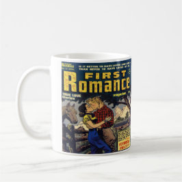 Romantische Vintage Comic Book Design Kaffee Tasse