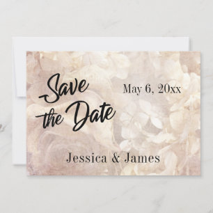 Romantische, Vintage-, Floral-Save-the-Date-Typogr Save The Date