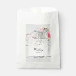 Romantische Vintage Frühlingsfest Blume bearbeitba Geschenktütchen