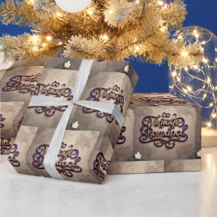 "Romantische Vintage Nächte" Geschenkpapier