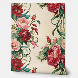 Romantische Vintage Rosa Rosa Rosa Tapete