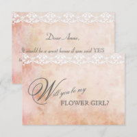 Romantische Vintage Rose LEICHT MEIN BLUMENMÄDCHEN
