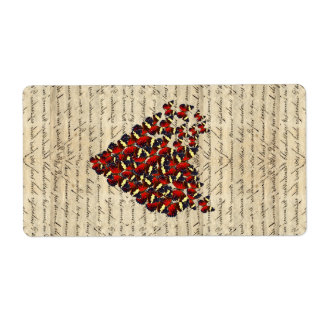 Romantische Vintage Schmetterlinge