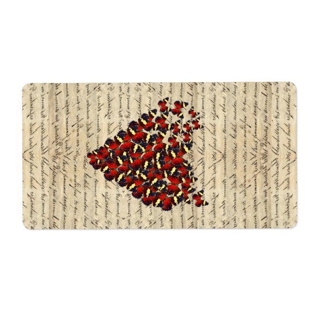 Romantische Vintage Schmetterlinge (Vorne)