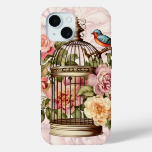 Romantische Vintage Wasserfarbe Blumengeburt Case-Mate iPhone Hülle