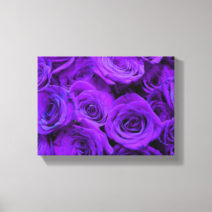 Romantische violette lila Rose, hübscher Rosenbuke Leinwanddruck