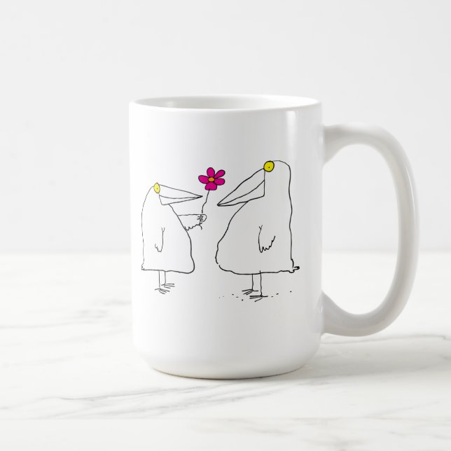 Romantische Vögel Tasse (Rechts)