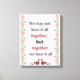 Romantische Wandkunst für Paare - Perfekte Dekorat Leinwanddruck