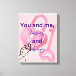 Romantische Wandkunst für Paare - Perfekte Dekorat Leinwanddruck