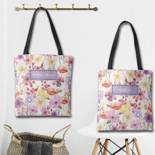 Romantische Wasserfarben-Blumen mit individuellem