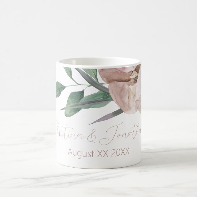 Romantische Wasserfarben Kaffeetasse (Mittel)