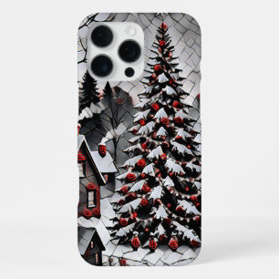 Romantische Weihnachtsdorf-Feiertagskunst iPhone 16 Pro Max Hülle