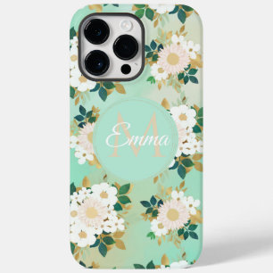 Romantische weiße Blume Mini-Aquarelldesign Case-Mate iPhone 14 Pro Max Hülle