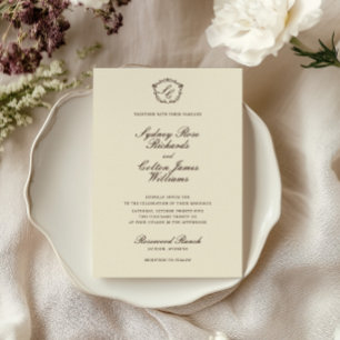 Romantische Western-Ranch-Hochzeitseinladung Einladung