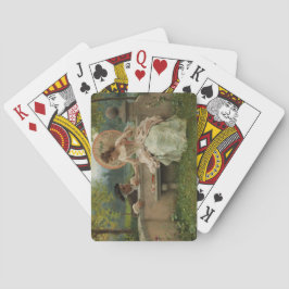 Romantische Wettkämpfe im Park Spielkarten