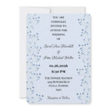 Romantische Wildblumen Delikatessen Dunkelblauer F