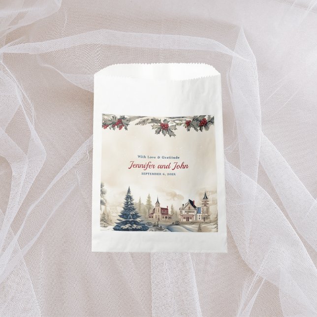 Romantische Winter Wedding Fvor Bag Geschenktütchen (Von Creator hochgeladen)