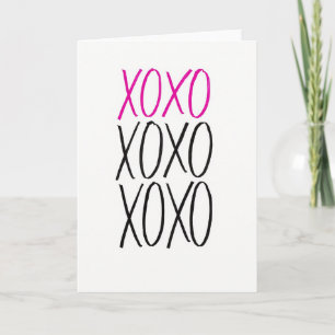 Romantische Xoxo I Love You Karte