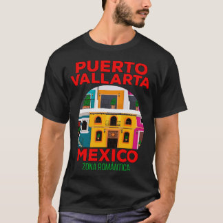 Romantische Zone Puerto Vallarta Mexiko T-Shirt