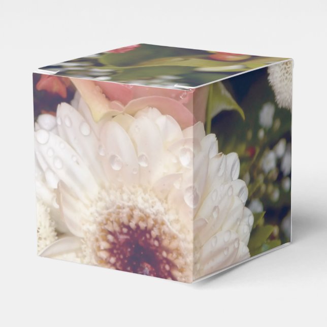 Romantischer Blumenstrauß Geschenkschachtel (Vorderseite)