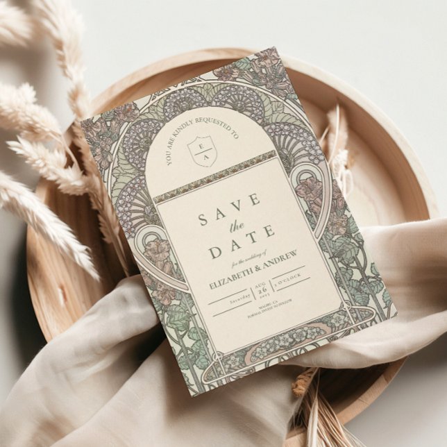 Romantischer Blumenstrauß Save the Date Hochzeit (Von Creator hochgeladen)