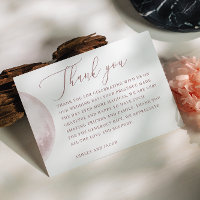 Romantischer Blush Moon | Script Celestial Wedding