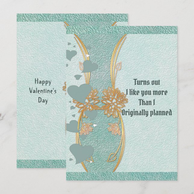 Romantischer Boyfriend Aquamarin Blue Floral Vase  (Vorne/Hinten)