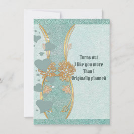 Romantischer Boyfriend Aquamarin Blue Floral Vase