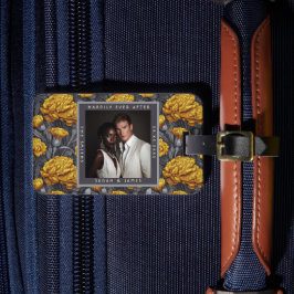 Romantischer Brauch Carnation Sparkle Berghochzeit Gepäckanhänger