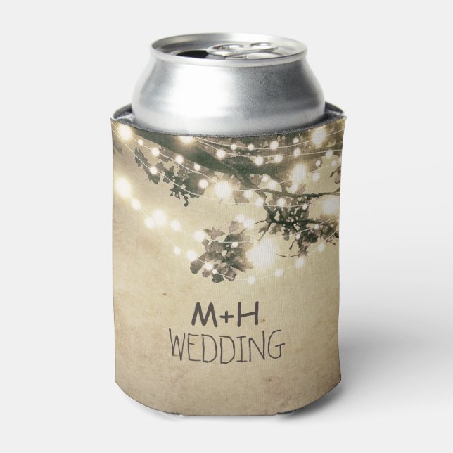 Romantischer Can Cooler für Hochzeiten Dosenkühler (Kanne Vorderseite)