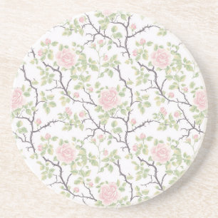 Romantischer Chic Rosa Blüten Getränkeuntersetzer