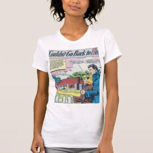 Romantischer Comic aus den 1950er Jahren T-Shirt