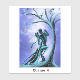 Romantischer Couple Dance Tango Sticker