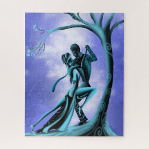 Romantischer Couple Dance the Tango Jigsaw Puzzle