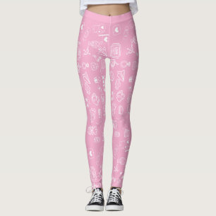 Romantischer Doodle Leggings