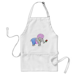 Romantischer Elefant Schürze
