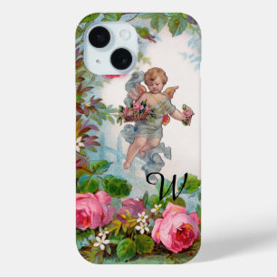 ROMANTISCHER ENGEL Sammelt rosa Rosen und Blumen Case-Mate iPhone Hülle