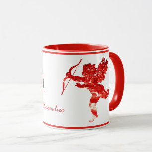 Romantischer Engel Valentine Cupid Cherub personal Tasse