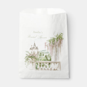 Romantischer französischer Garten Chateau Brautpar Geschenktütchen