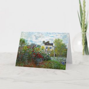 Romantischer Frühling Hochzeit Vintag Monet Garden Karte