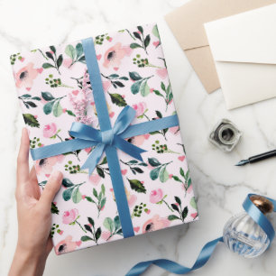 Romantischer Garten Geschenkpapier