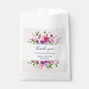 Romantischer Garten Vielen Dank für Ihre Hochzeit Geschenktütchen