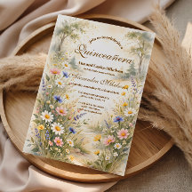 Romantischer Gartenblüten-Quinceañera