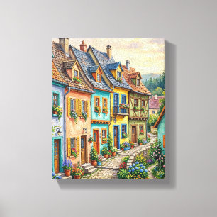 Romantischer Geist eines sonnenverwöhnten Europas Leinwanddruck