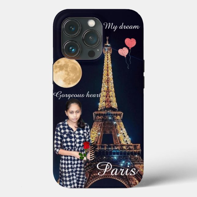 Romantischer Girl Eiffel Tower Traum Case-Mate iPh Case-Mate iPhone Hülle (Rückseite)