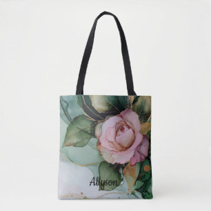 Romantischer goldener Rosé-Blüten-Hochzeitsdusche