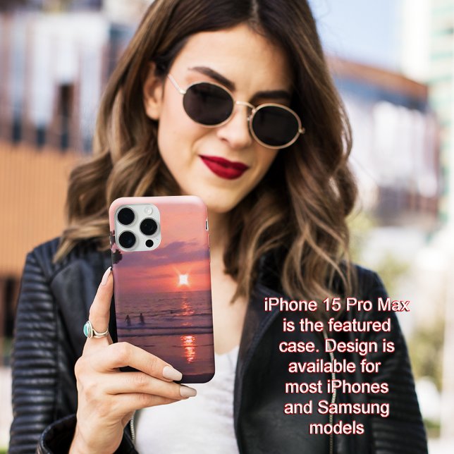 Romantischer hawaiianischer Sonnenuntergang Case-Mate iPhone Hülle (Hawaiian Sunset iPhone 15 Pro Max Case-Mate iPhone Case)