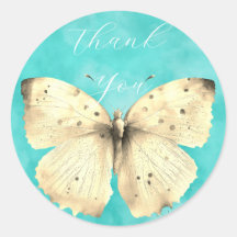 Romantischer hellblauer Schmetterling vielen Dank