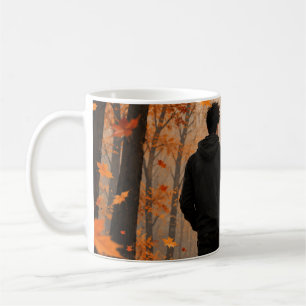 Romantischer Herbst-Paar-Becher Herbstwald-Pärch Kaffeetasse